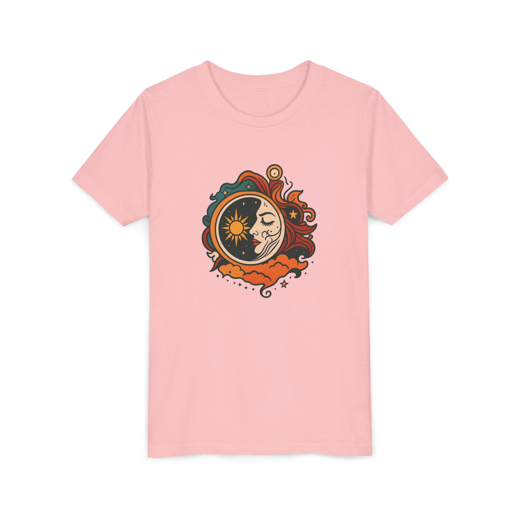 Youth Tee — Sun & Moon Yin Yang Kids Graphic T‑Shirt