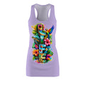 Racerback Dress — Tropical "LIFE" Floral Print