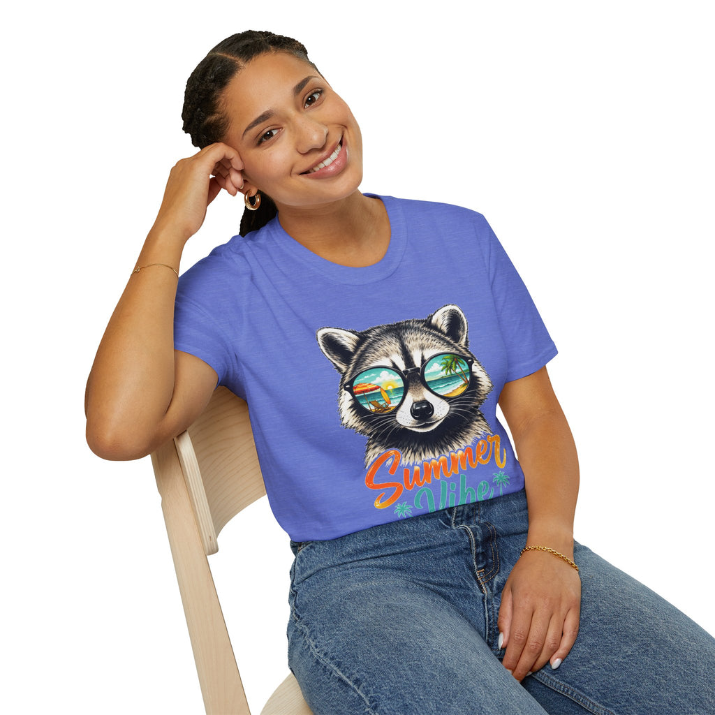 Summer Vibe Raccoon T-Shirt