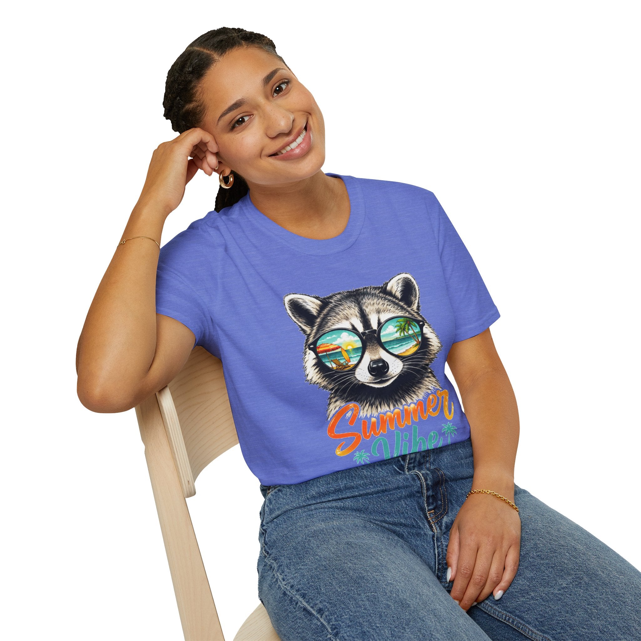Summer Vibe Raccoon T-Shirt