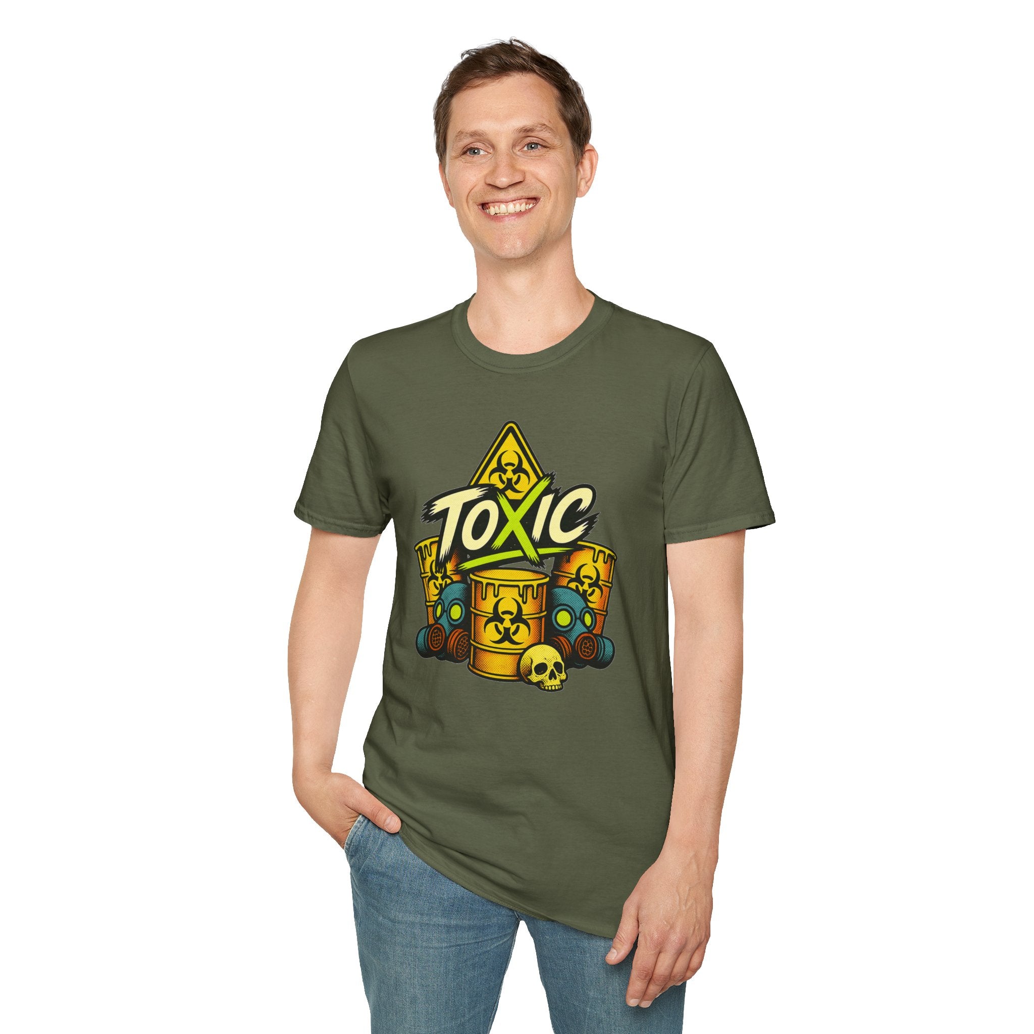 T-Shirt - Toxic Hazard Barrel Graphic Tee