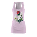 Floral Watercolor Rose Racerback Dress