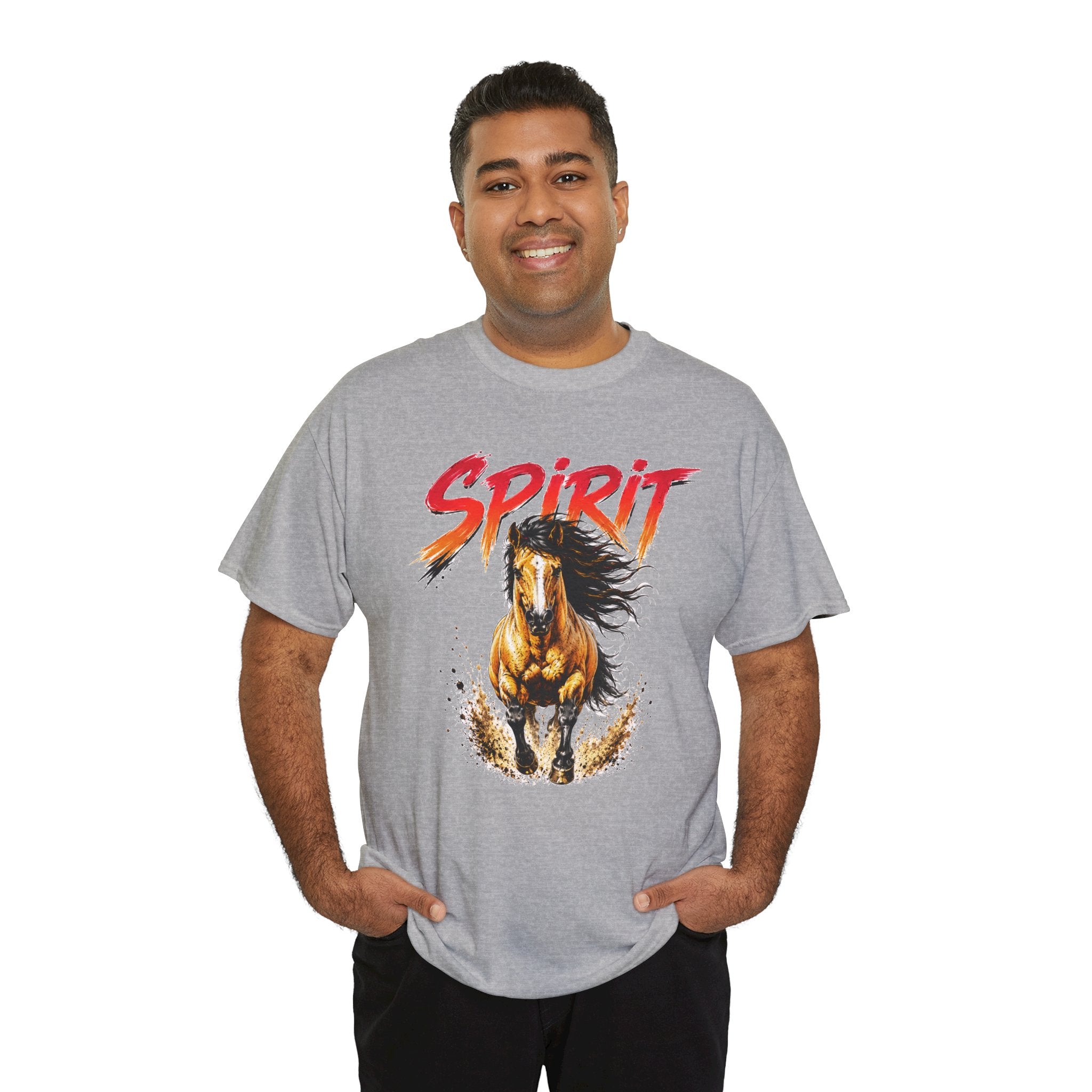 Spirit Running Horse T-Shirt — Wild Mustang Graphic Tee