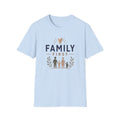 Family First T-Shirt | Matching Family Shirt | Cute Family Graphic Tee | Gift for Mom Dad Kids | Minimalist Family Shirt