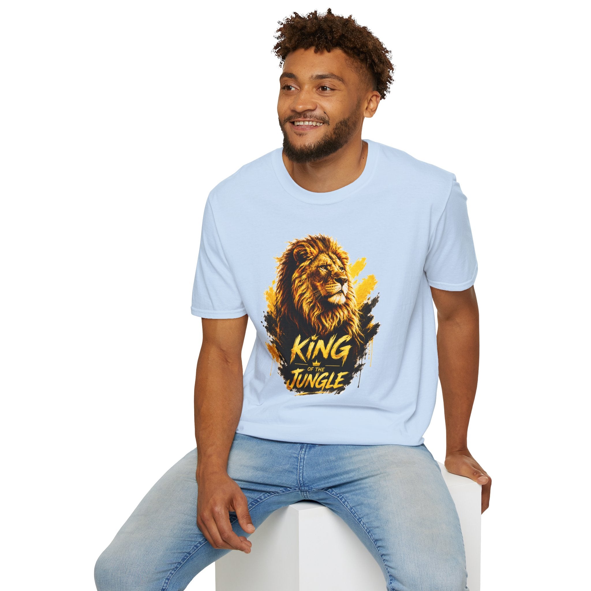 Lion Graphic T-Shirt — "King of the Jungle" Bold Wildlife Tee