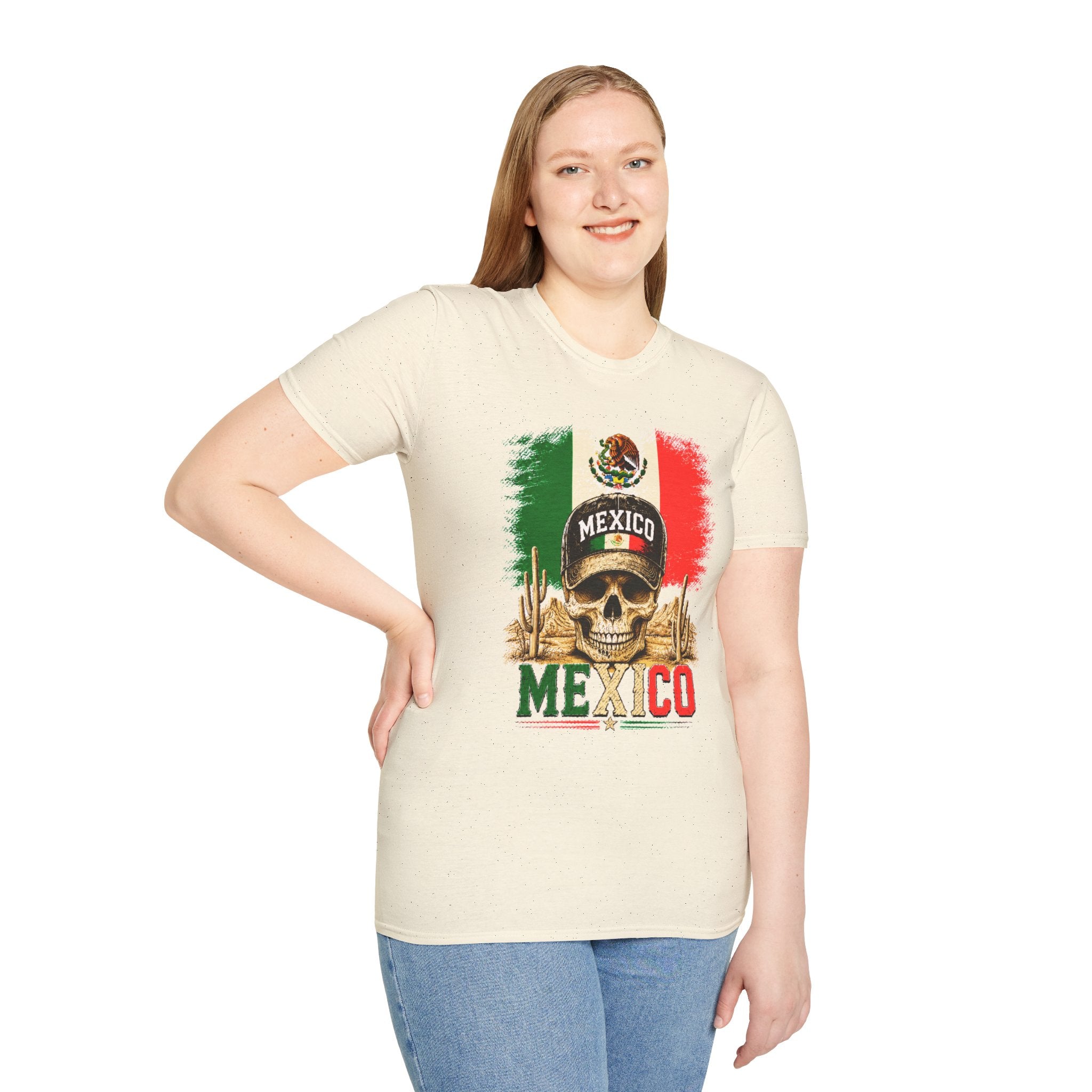 Mexico Flag Skull T-Shirt, Vintage Mexican Skull Shirt, Dia De Los Muertos Tee, Patriotic Mexico Graphic Tee, Gift for Men Women