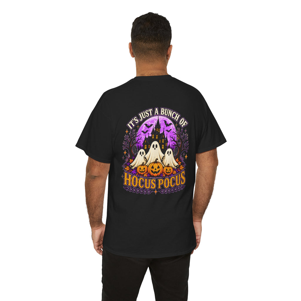 Hocus Pocus Halloween Shirt | Ghost & Pumpkin Front Back Tee
