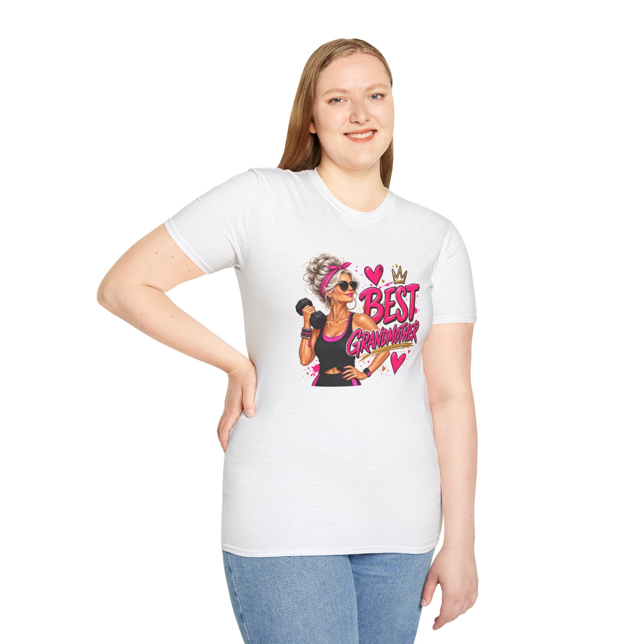 Best Grandmother Shirt, Funny Grandma T-Shirt, Fit Grandma Gift, Gym Grandma Shirt, Grandma Gift