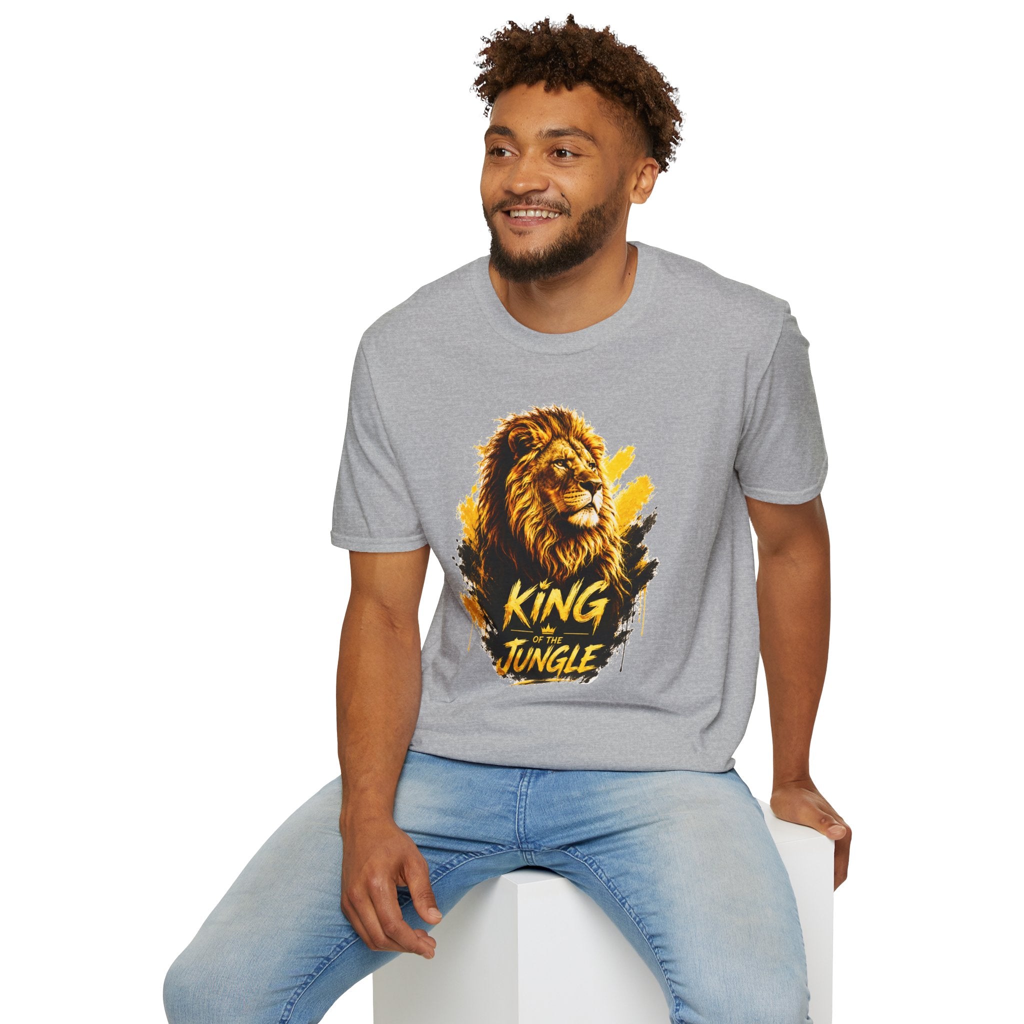 Lion Graphic T-Shirt — "King of the Jungle" Bold Wildlife Tee