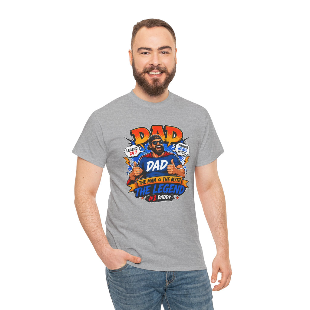 Funny Dad Shirt, Dad The Legend Tee, Father's Day Gift for Dad, Cool Dad Graphic T-Shirt, Best Dad Ever Shirt, Dad Gift