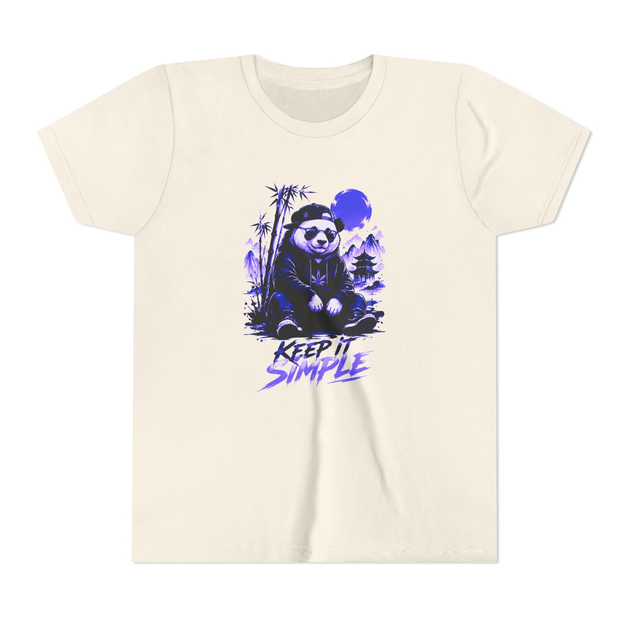 Youth Tee — 'Keep It Simple' Panda Graphic