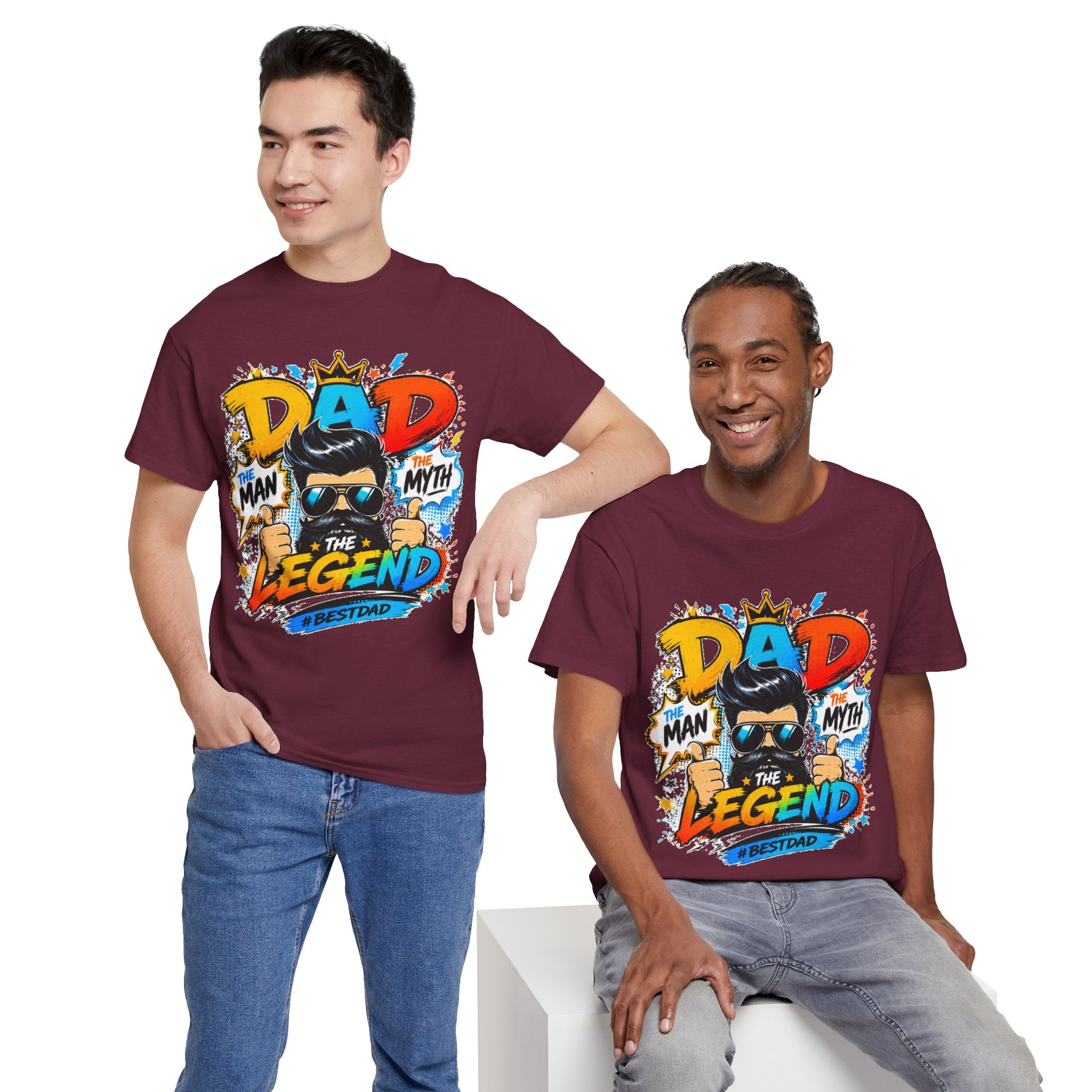 Dad The Legend T-Shirt — 'Dad: Man, Myth, Legend' Graphic Tee for Father’s Day