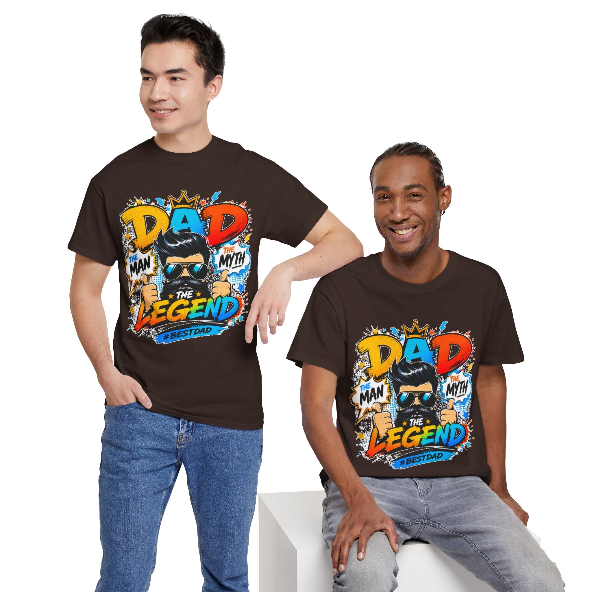 Dad The Legend T-Shirt — 'Dad: Man, Myth, Legend' Graphic Tee for Father’s Day