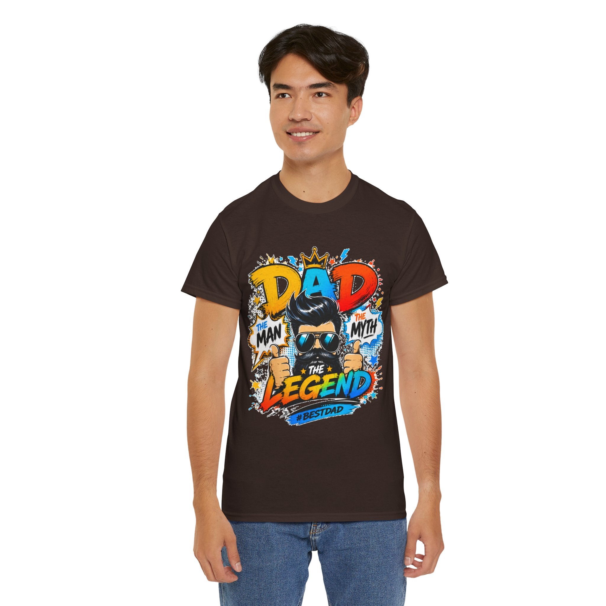 Dad The Legend T-Shirt — 'Dad: Man, Myth, Legend' Graphic Tee for Father’s Day