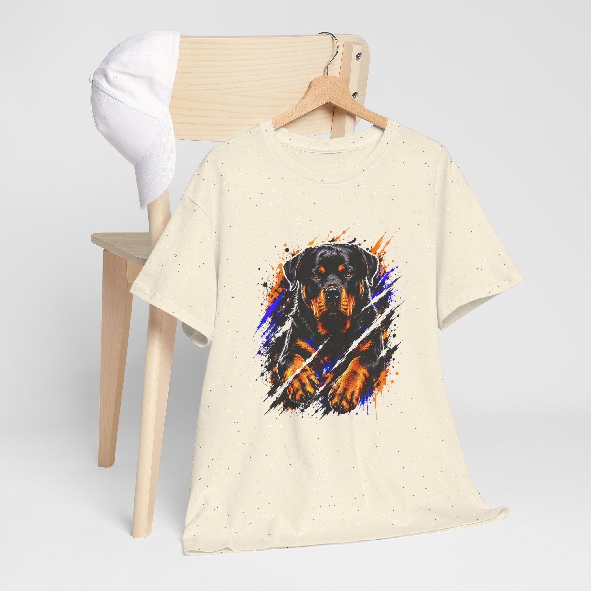 Rottweiler Graphic T-Shirt | Fierce Dog Lover Tee | Bold Rottie Shirt | Gift for Rottweiler Owners