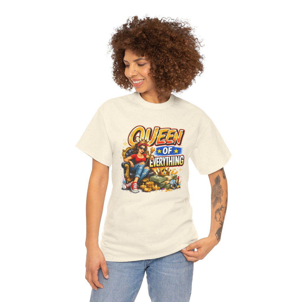 Queen of Everything Shirt | Funny Queen Graphic Tee | Gift for Mom | Boss Lady Shirt | Retro Vintage Tee