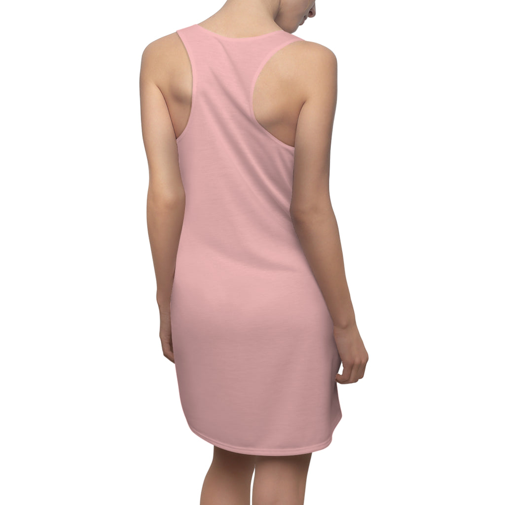 Tropical "LIFE" Racerback Dress — Floral Parrot Summer Sundress