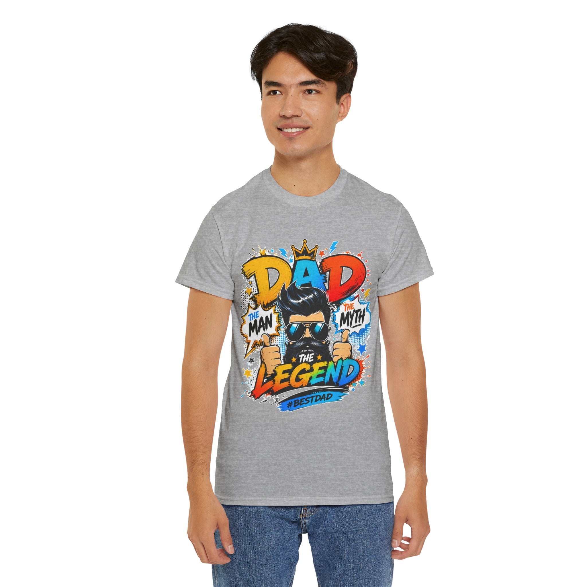 Dad The Legend T-Shirt — 'Dad: Man, Myth, Legend' Graphic Tee for Father’s Day