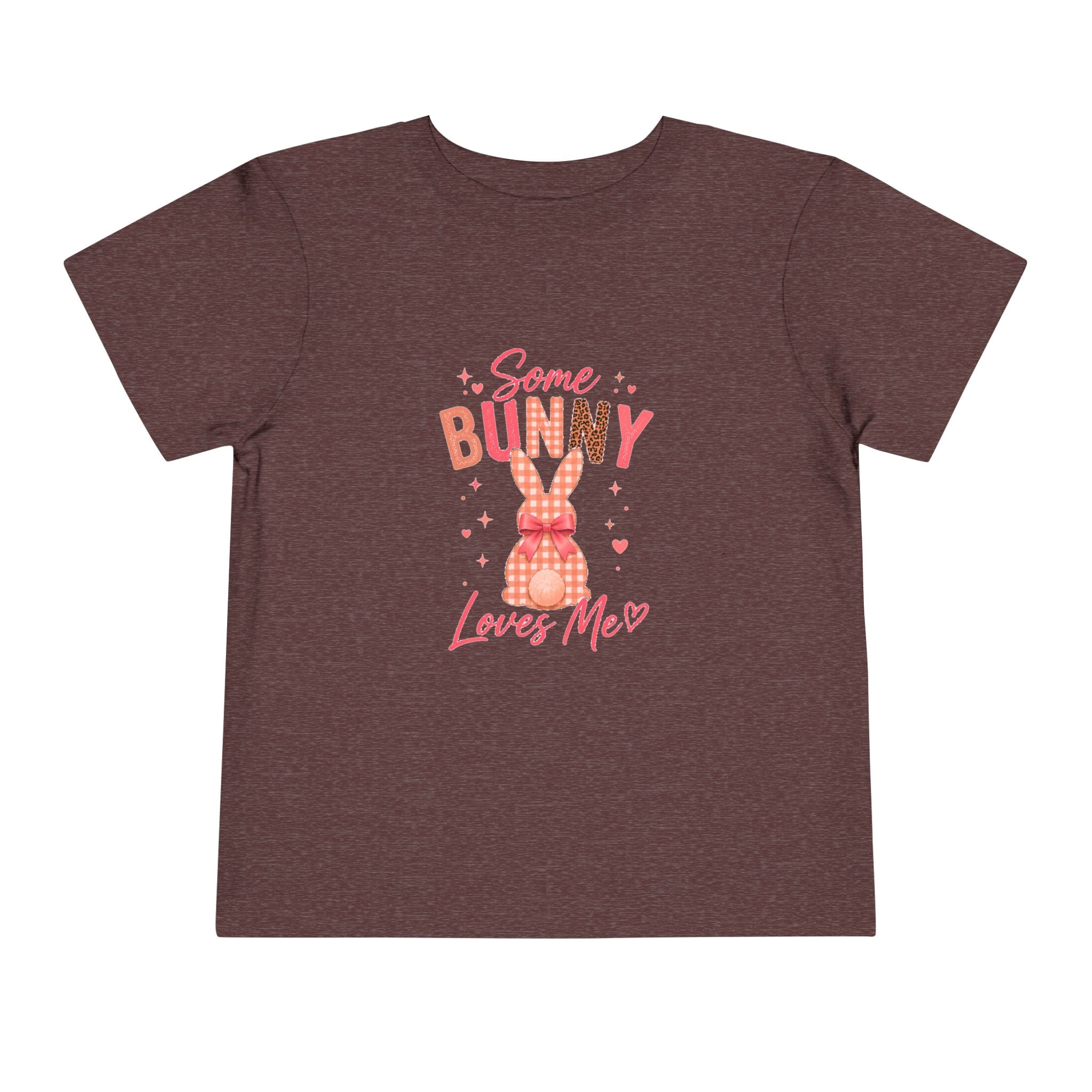 Toddler Tee -Some Bunny Loves Me Pink Easter Bunny Shirt