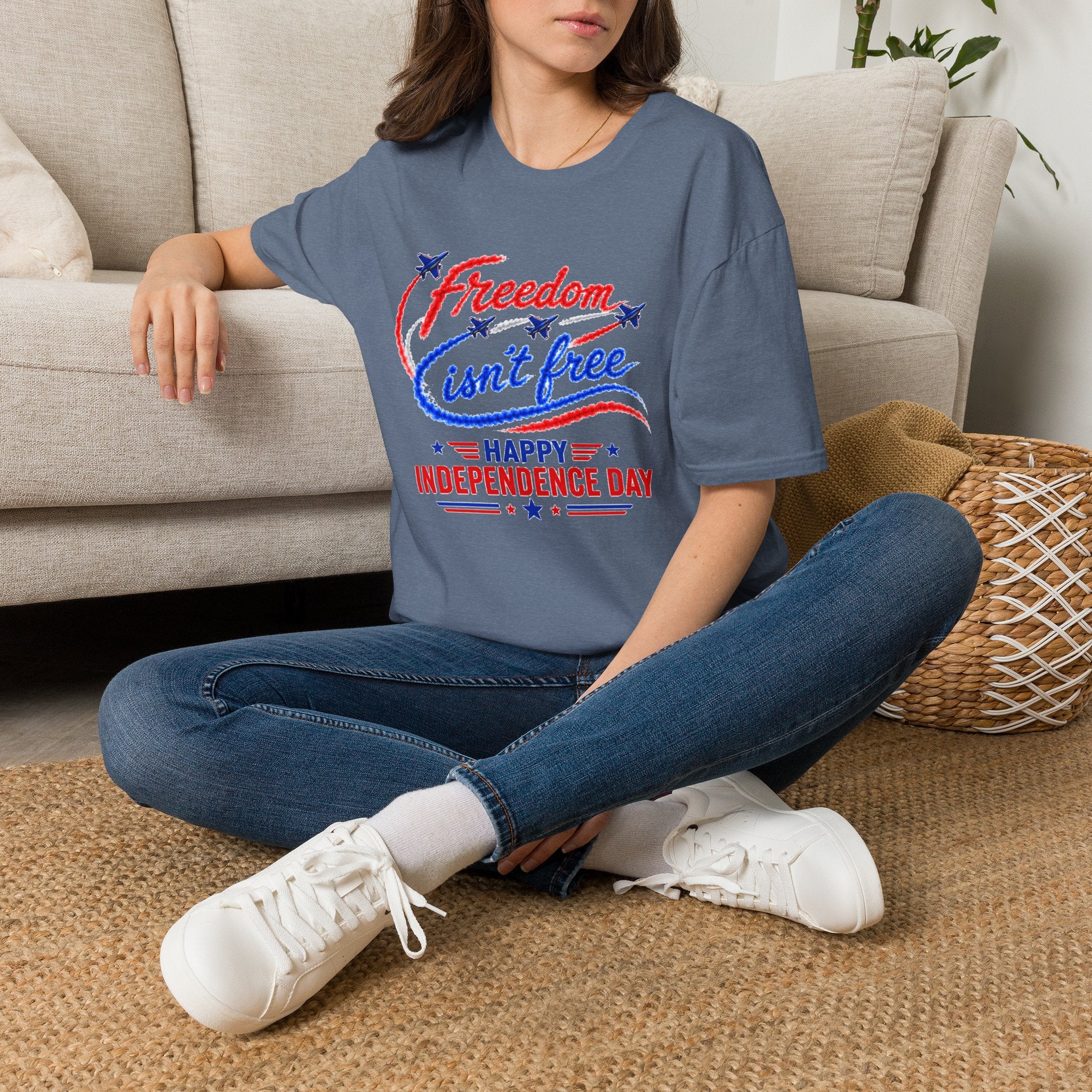 Freedom Isn't Free Shirt, Patriotic 4th of July T-Shirt, Independence Day Tee, USA Flag Graphic Tee, Military Support Gift