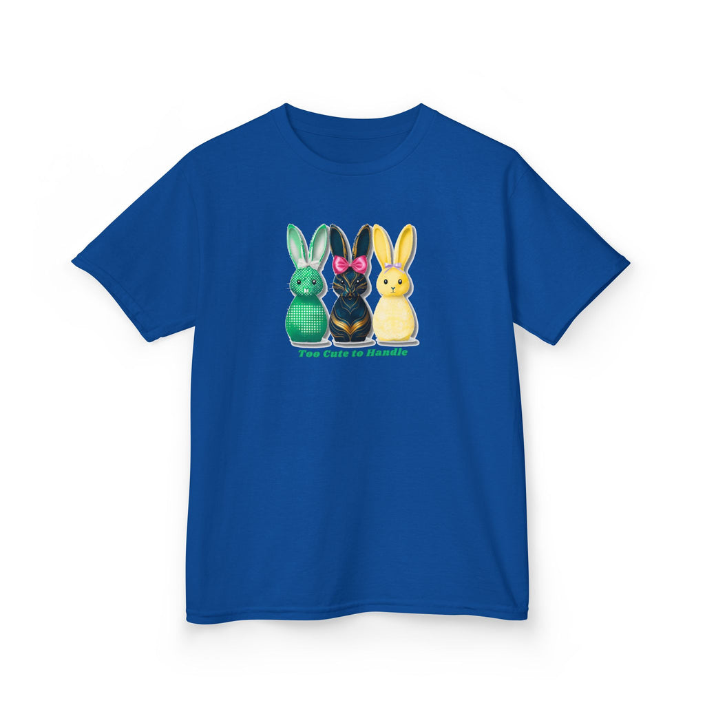 Kids Tee — Colorful Bunny Trio "You Color Me Beautiful" Easter Shirt