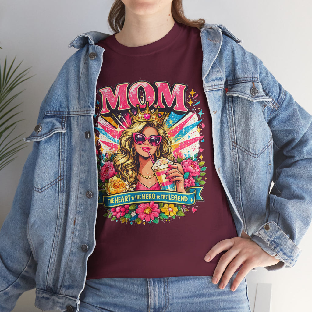 Mama Floral Shirt, Mom Graphic Tee, Gift for Mom, Colorful Vintage Mom T-Shirt, Cute Mama Shirt, Mother's Gift, Mom Life Tee