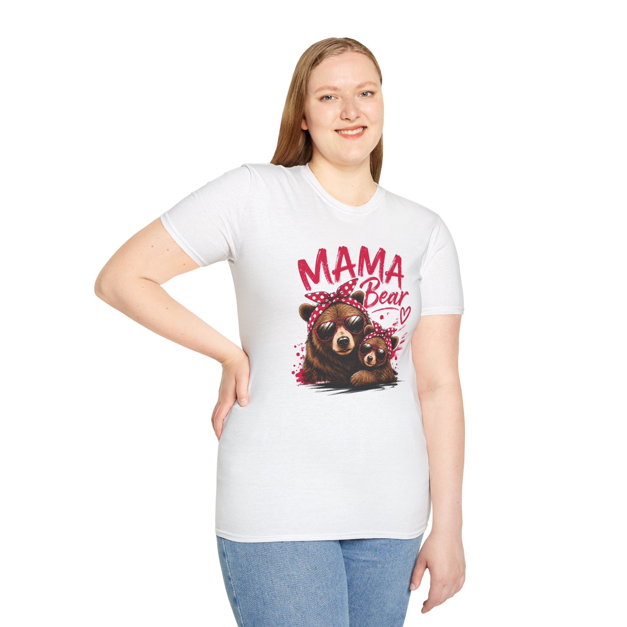 Mama Bear T-Shirt — Cute Sunglasses Bear Graphic
