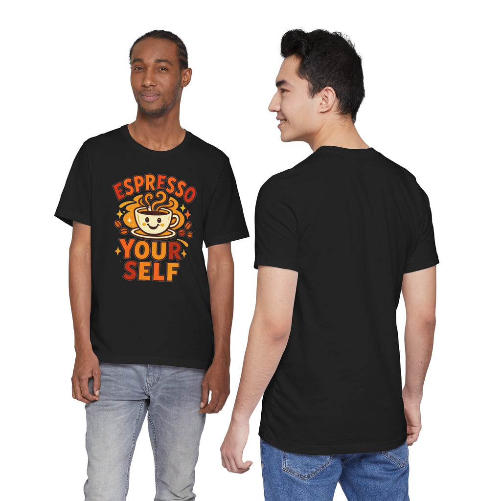 Espresso Yourself Coffee Tee — 'Espresso Your Self' Cute Coffee Cup Shirt