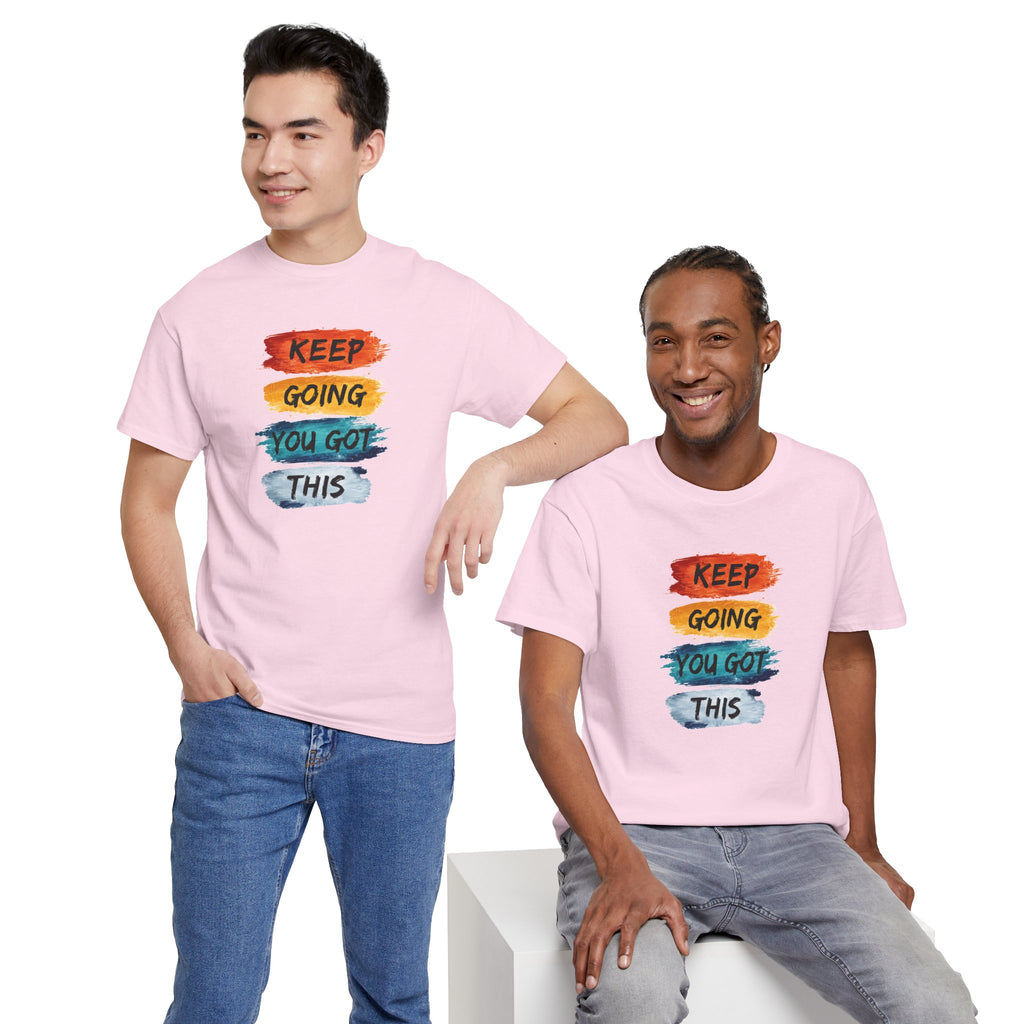 Keep Going You Got This Tee  Motivational Watercolor Brushstroke T-Shirt