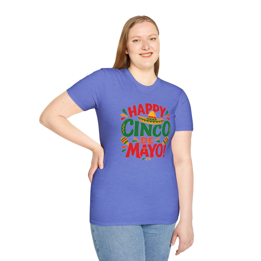 Cinco De Mayo Shirt, Happy Cinco De Mayo Tee, Fiesta Party T-Shirt, Mexican Holiday Shirt, Funny Cinco Shirt for Women Men