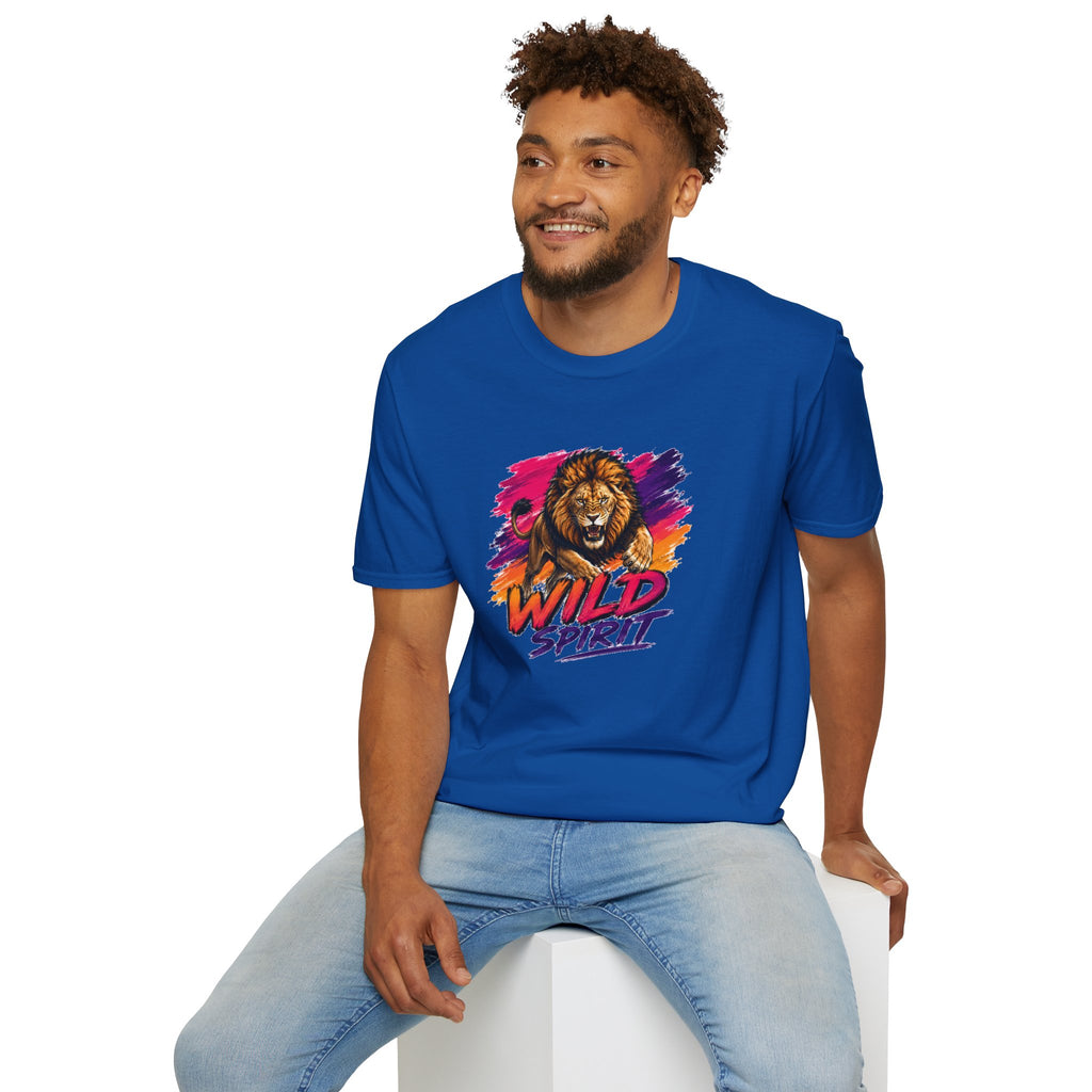 Lion T Shirt, Wild Spirit Shirt, Lion Graphic Tee, Animal Lover Shirt, Wildlife Shirt, Unisex T Shirt, Nature Gift
