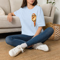 Sloth Pocket Tee — Cute Hugging Sloth Graphic T-Shirt