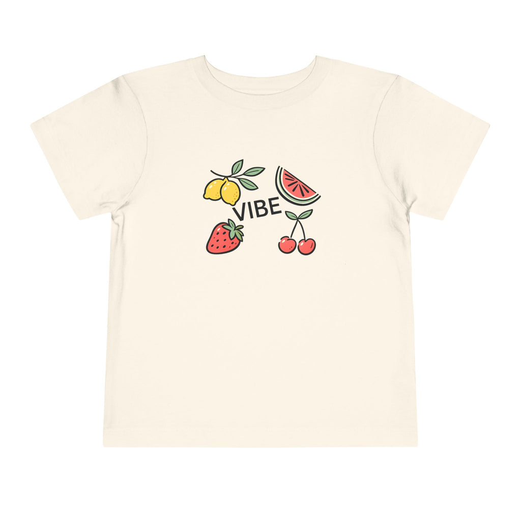 Kids Fruit Shirt Vibe Tee Toddler Summer T-Shirt Cute Lemon Strawberry Cherry Watermelon Graphic Shirt Unisex Kids Gift