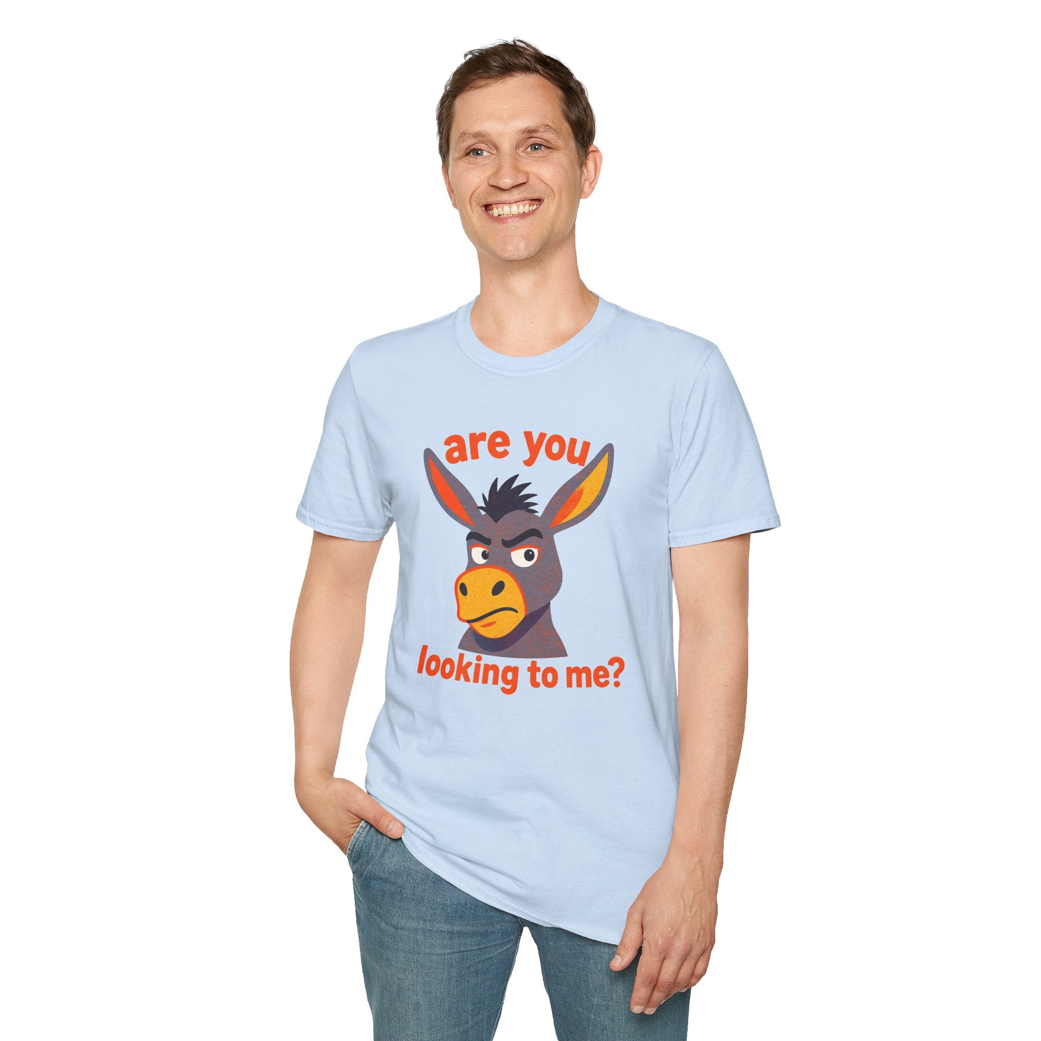 Are You Looking to Me? Donkey Graphic T-Shirt