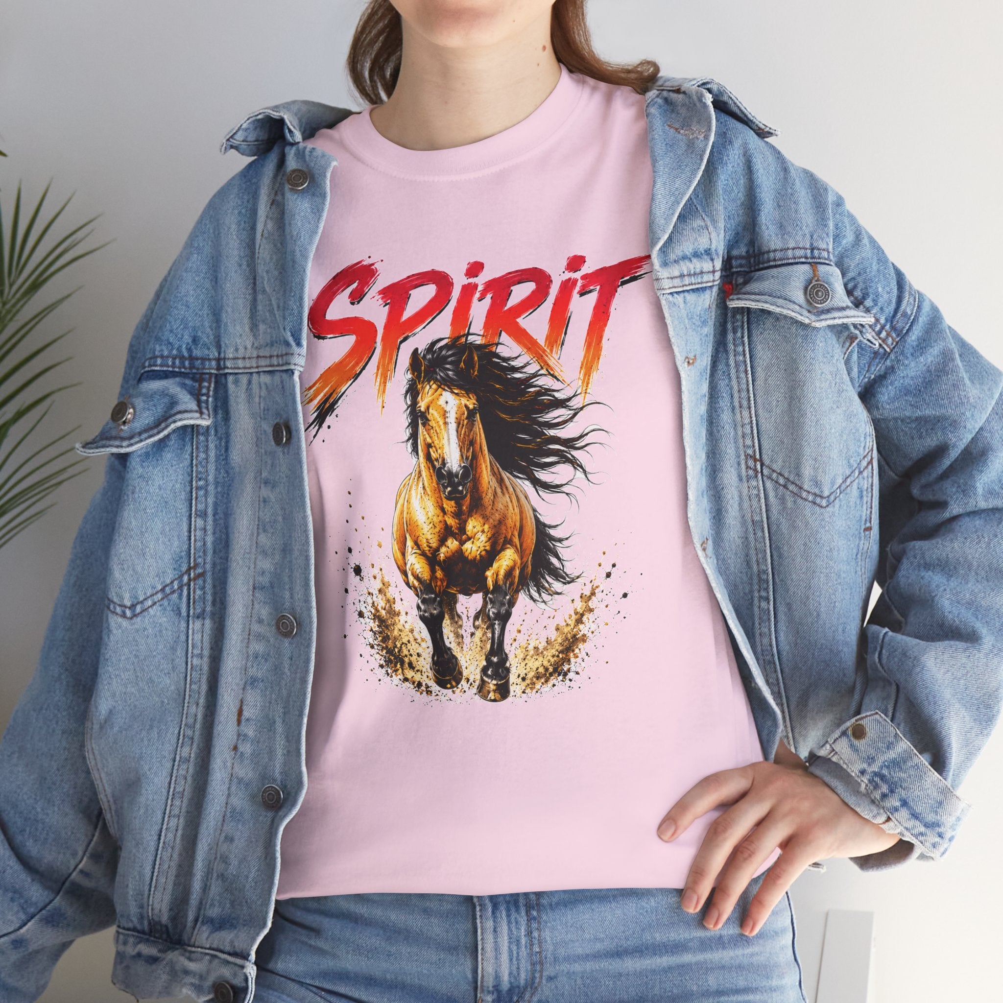 Spirit Running Horse T-Shirt — Wild Mustang Graphic Tee