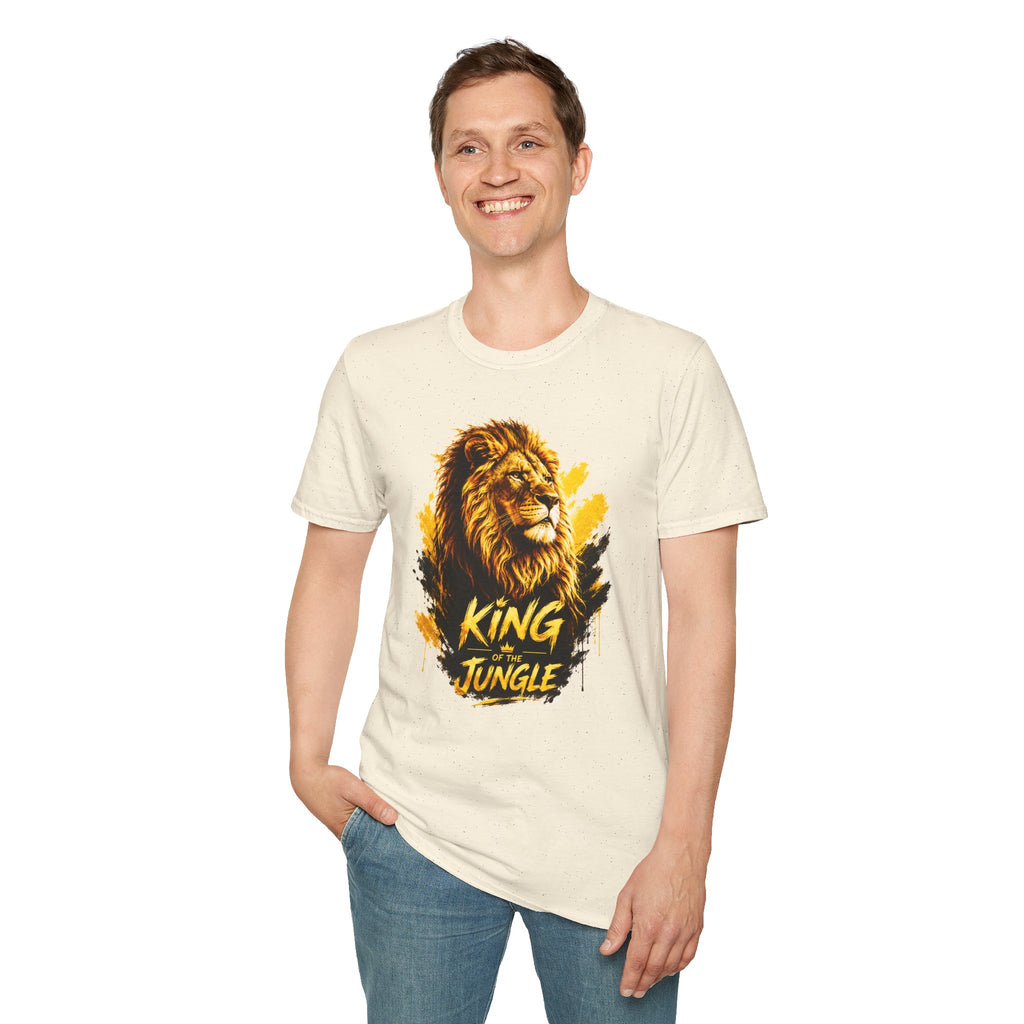 Lion Graphic T-Shirt — "King of the Jungle" Bold Wildlife Tee
