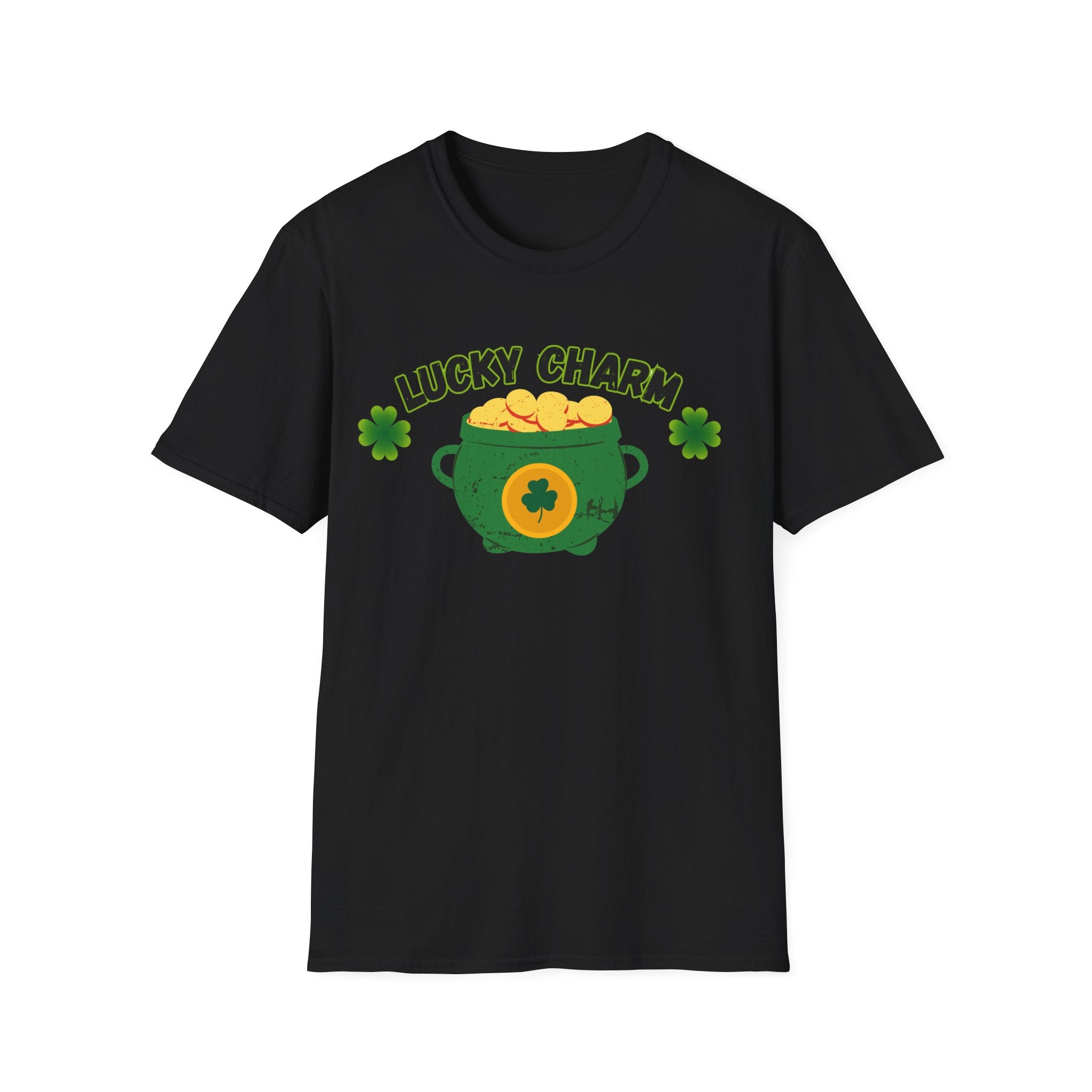Lucky Charm T-Shirt — Pot of Gold & Shamrock St. Patrick's Day Tee