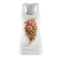 Floral Bouquet Racerback Dress – Vintage Pink Roses AOP