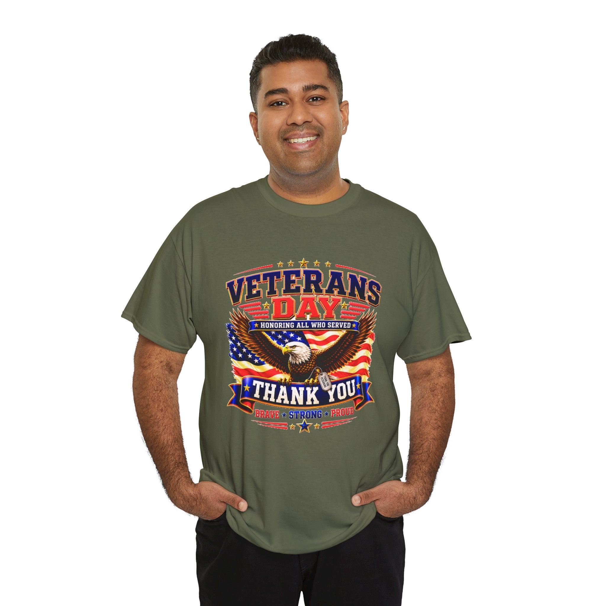 Veterans Day Eagle T-Shirt – "Thank You" Patriotic Tribute Tee