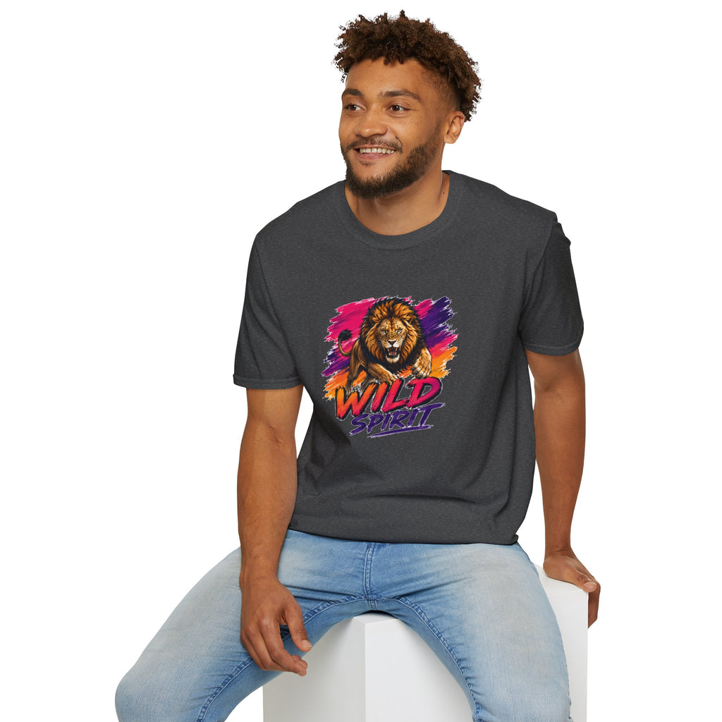 Lion T Shirt, Wild Spirit Shirt, Lion Graphic Tee, Animal Lover Shirt, Wildlife Shirt, Unisex T Shirt, Nature Gift