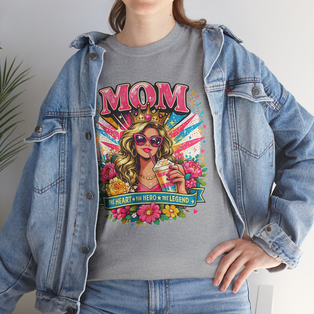 Mama Floral Shirt, Mom Graphic Tee, Gift for Mom, Colorful Vintage Mom T-Shirt, Cute Mama Shirt, Mother's Gift, Mom Life Tee