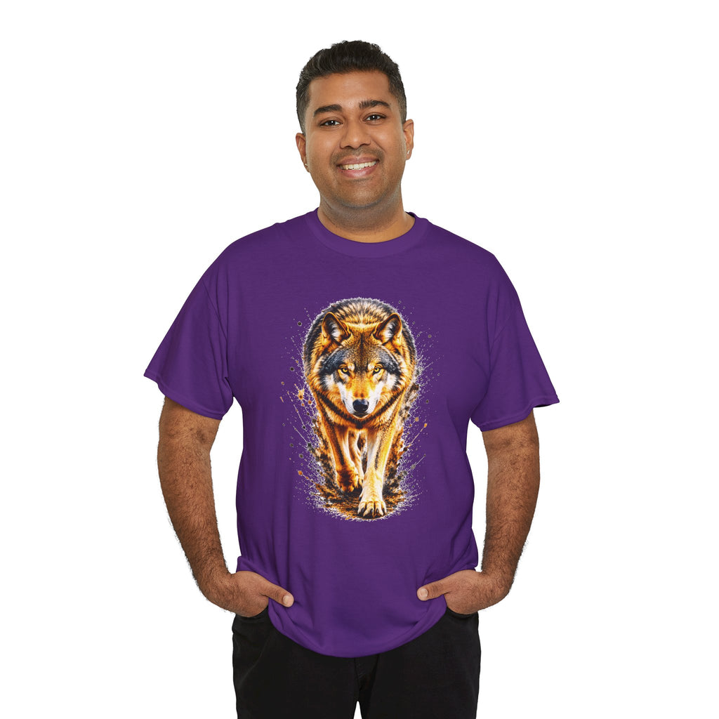 Wolf Graphic T-Shirt, Majestic Wolf Tee, Wildlife Animal Shirt, Unisex Nature Graphic Tee, Wolf Lover Gift, Forest Wolf Shirt