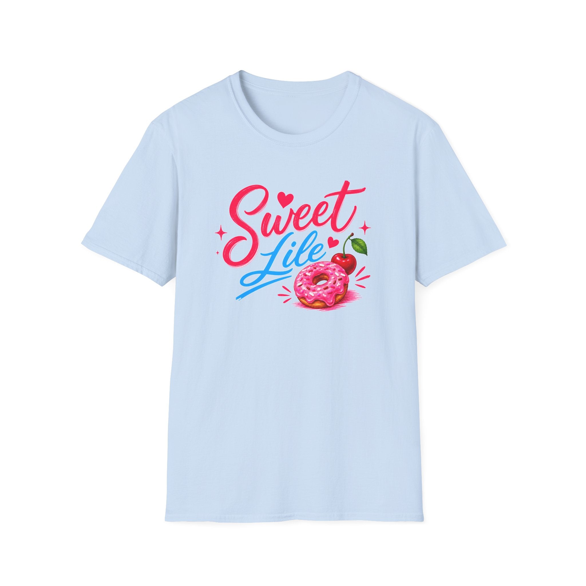 Sweet Life T-Shirt — Cute Donut & Cherry Graphic