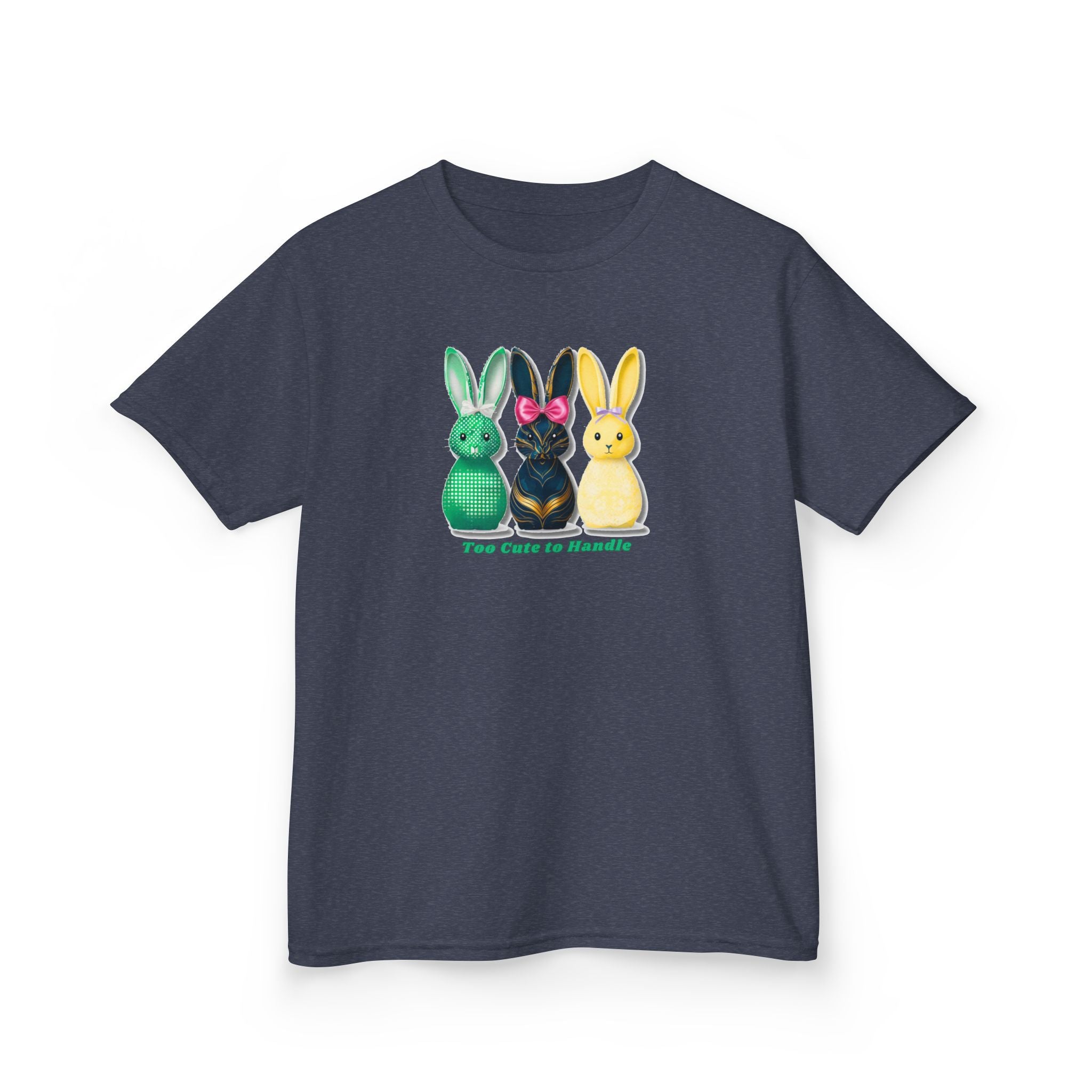 Kids Tee — Colorful Bunny Trio "You Color Me Beautiful" Easter Shirt