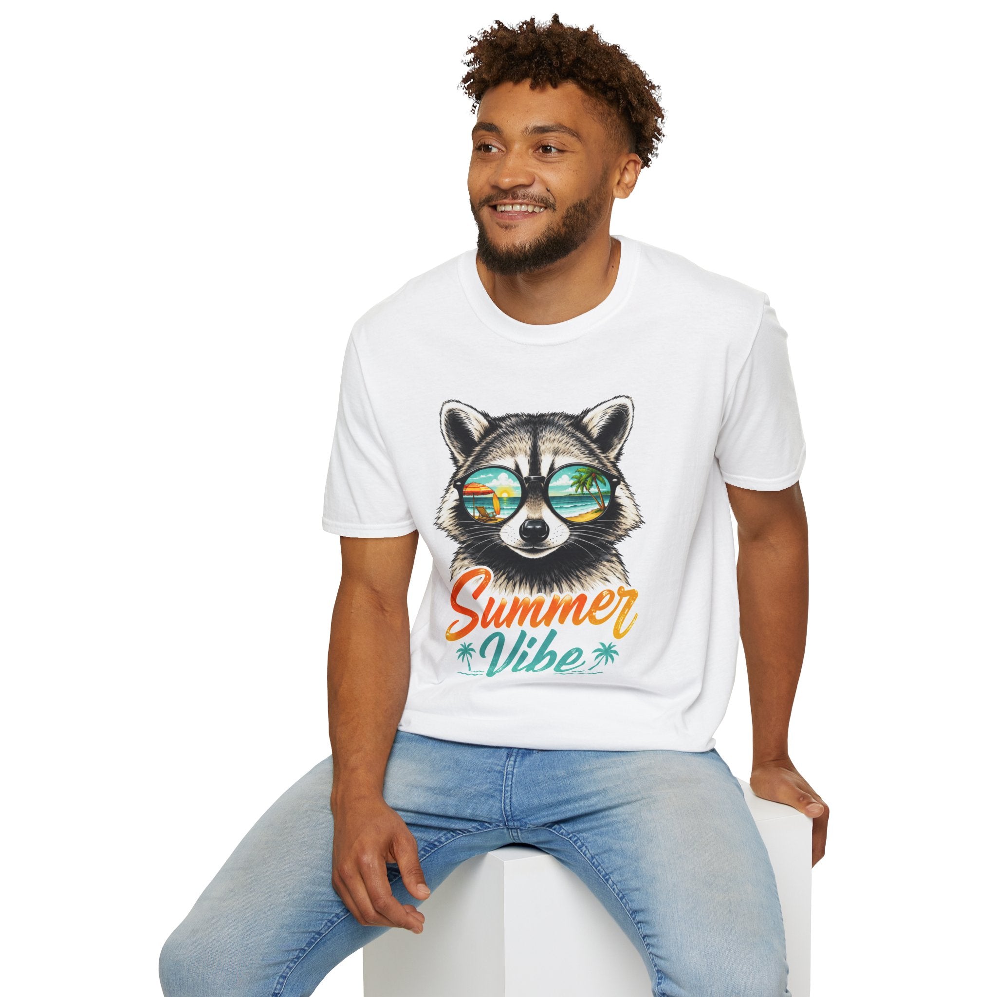 Summer Vibe Raccoon T-Shirt