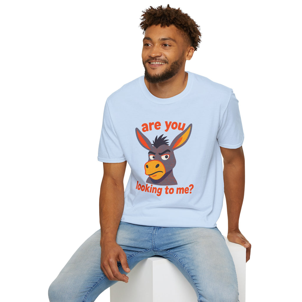 Are You Looking to Me? Donkey Graphic T-Shirt