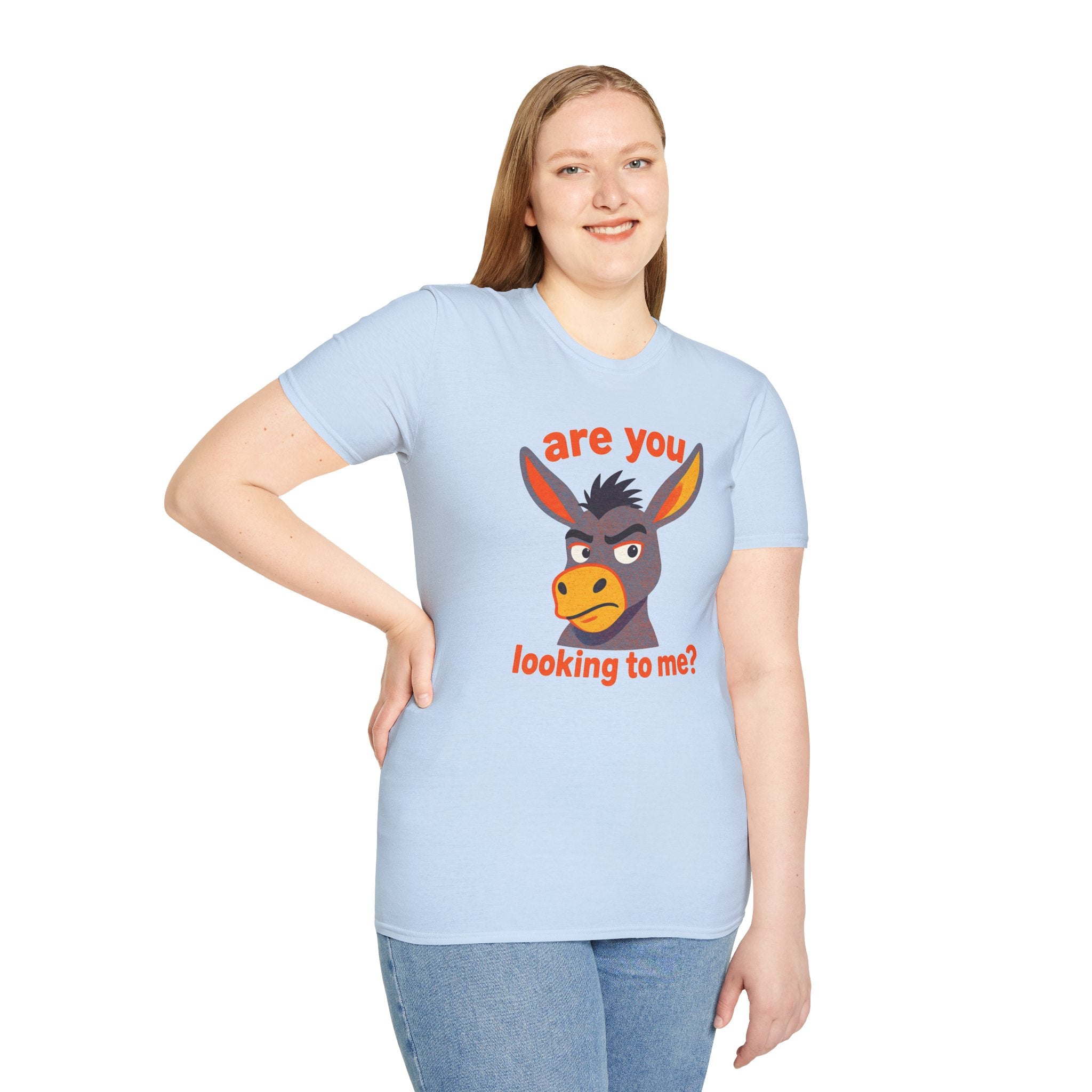 Are You Looking to Me? Donkey Graphic T-Shirt