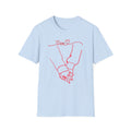Couple Holding Hands Shirt, Matching Couple Gift, Minimalist Love Line Art T Shirt, Romantic Anniversary Gift for Him Her, Valentines Day Shirt