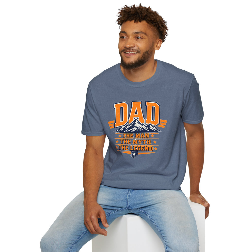 Dad T-Shirt The Man The Myth The Legend Graphic Tee Funny Fathers Day Gift Cool Dad Shirt