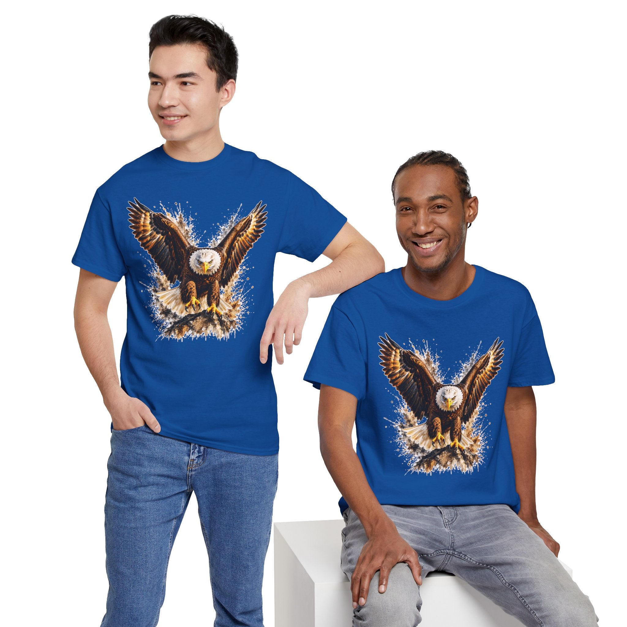 Majestic Bald Eagle T-Shirt, Eagle Graphic Tee, Patriotic Wildlife Shirt, Unisex Bird Lover Tee, American Eagle Gift